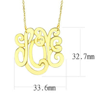 Load image into Gallery viewer, LO4690 - Rhodium Brass Necklace with No Stone