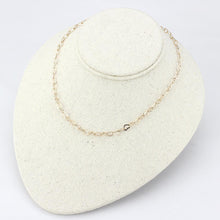 Load image into Gallery viewer, LO4695 - Flash Rose Gold Brass Necklace with No Stone