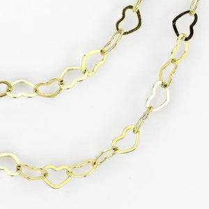 LO4696 Flash Gold Brass Necklace with No Stone in No Stone