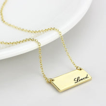 Load image into Gallery viewer, LO4699 - Flash Gold Brass Necklace with Top Grade Crystal  in Clear