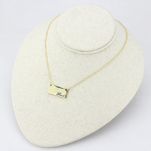 Load image into Gallery viewer, LO4699 - Flash Gold Brass Necklace with Top Grade Crystal  in Clear