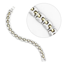 Load image into Gallery viewer, LO4739 - Gold+Rhodium White Metal Bracelet with No Stone