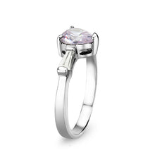 Load image into Gallery viewer, LO5S203- Sterling Silver Ring with CZ In light Amethyst  High Polished( NO Plating)
