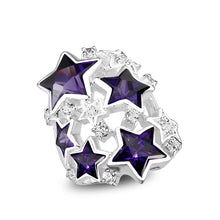 Load image into Gallery viewer, LO5S221- Sterling Silver Ring with CZ In Amethyst High Polished( NO Plating)