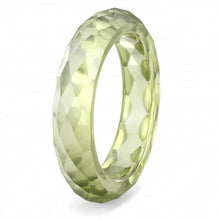 Load image into Gallery viewer, LOS082 -  Stone Ring with AAA Grade CZ  in Olivine color