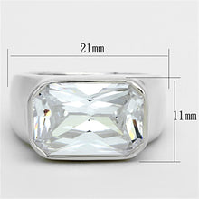 Load image into Gallery viewer, LOS671 - Silver 925 Sterling Silver Ring with AAA Grade CZ  in Clear