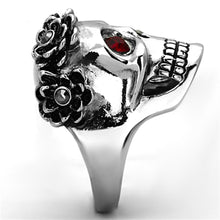 Load image into Gallery viewer, TK1117 - High polished (no plating) Stainless Steel Ring with Top Grade Crystal  in Siam