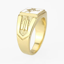 Load image into Gallery viewer, TK1159W - IP Gold(Ion Plating) Stainless Steel Ring with Top Grade Crystal  in Clear