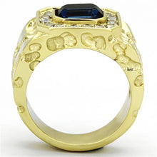 Load image into Gallery viewer, TK1192 - IP Gold(Ion Plating) Stainless Steel Ring with Top Grade Crystal  in Montana