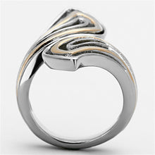 Load image into Gallery viewer, TK1292 - Two-Tone IP Rose Gold Stainless Steel Ring with No Stone