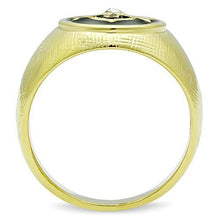 Load image into Gallery viewer, TK1403 - IP Gold(Ion Plating) Stainless Steel Ring with Top Grade Crystal  in Clear