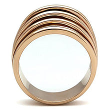 Load image into Gallery viewer, TK1414 - IP Rose Gold(Ion Plating) Stainless Steel Ring with No Stone