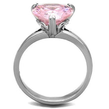 Load image into Gallery viewer, TK1513 - High polished (no plating) Stainless Steel Ring with AAA Grade CZ  in Rose