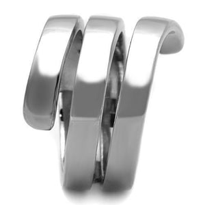 TK1519 - High polished (no plating) Stainless Steel Ring with No Stone