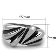 Load image into Gallery viewer, TK1520 - High polished (no plating) Stainless Steel Ring with No Stone