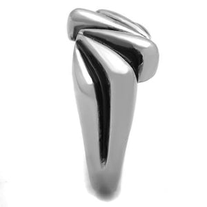 TK1520 - High polished (no plating) Stainless Steel Ring with No Stone