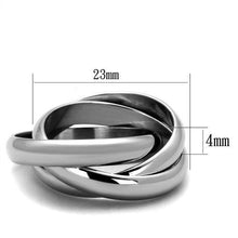 Load image into Gallery viewer, TK1669 - High polished (no plating) Stainless Steel Ring with No Stone