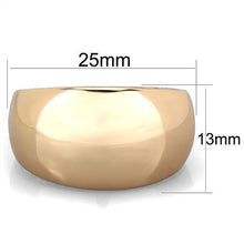 Load image into Gallery viewer, TK1798 - IP Rose Gold(Ion Plating) Stainless Steel Ring with Top Grade Crystal  in Clear