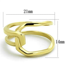 Load image into Gallery viewer, TK1883 - IP Gold(Ion Plating) Stainless Steel Ring with No Stone