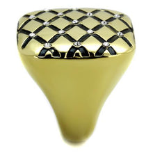 Load image into Gallery viewer, TK1886 - IP Gold(Ion Plating) Stainless Steel Ring with Top Grade Crystal  in Clear