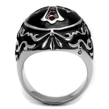 Load image into Gallery viewer, TK2229 - High polished (no plating) Stainless Steel Ring with Top Grade Crystal  in Siam