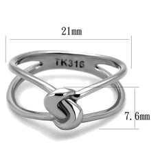 Load image into Gallery viewer, TK2262 - High polished (no plating) Stainless Steel Ring with No Stone