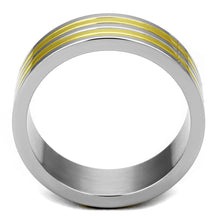 Load image into Gallery viewer, TK2413 - Two-Tone IP Gold (Ion Plating) Stainless Steel Ring with No Stone