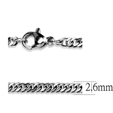 Load image into Gallery viewer, TK2429 - High polished (no plating) Stainless Steel Chain with No Stone