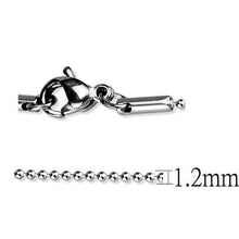 Load image into Gallery viewer, TK2431 - High polished (no plating) Stainless Steel Chain with No Stone