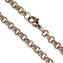 Load image into Gallery viewer, TK2438R - IP Rose Gold(Ion Plating) Stainless Steel Chain with No Stone