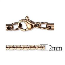 Load image into Gallery viewer, TK2440R - IP Rose Gold(Ion Plating) Stainless Steel Chain with No Stone