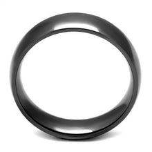 Load image into Gallery viewer, TK2581 IP Light Black  (IP Gun) Stainless Steel Ring with No Stone in No Stone