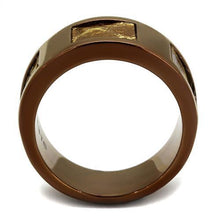 Load image into Gallery viewer, TK2702 - IP Coffee light Stainless Steel Ring with No Stone