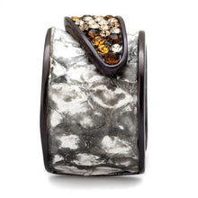 Load image into Gallery viewer, TK2781 - IP Dark Brown (IP coffee) Stainless Steel Ring with Top Grade Crystal  in Multi Color