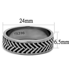 Load image into Gallery viewer, TK2899 - High polished (no plating) Stainless Steel Ring with No Stone