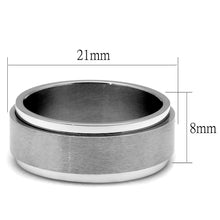 Load image into Gallery viewer, TK2919 - High polished (no plating) Stainless Steel Ring with No Stone