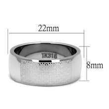 Load image into Gallery viewer, TK2945 - High polished (no plating) Stainless Steel Ring with No Stone