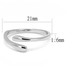 Load image into Gallery viewer, TK3029 - High polished (no plating) Stainless Steel Ring with No Stone