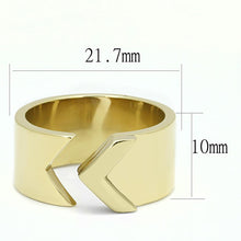 Load image into Gallery viewer, TK3120 - IP Gold(Ion Plating) Stainless Steel Ring with No Stone