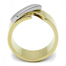 Load image into Gallery viewer, TK3184 - Two-Tone IP Gold (Ion Plating) Stainless Steel Ring with No Stone