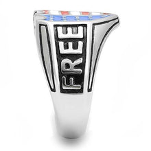 Load image into Gallery viewer, TK3192 - High polished (no plating) Stainless Steel Ring with Epoxy  in Multi Color