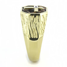 Load image into Gallery viewer, TK3464 - IP Gold(Ion Plating) Stainless Steel Ring with Top Grade Crystal  in Clear