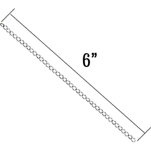 TK3529 - High polished (no plating) Stainless Steel Chain with No Stone