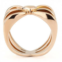 Load image into Gallery viewer, TK3575 - IP Rose Gold(Ion Plating) Stainless Steel Ring with No Stone