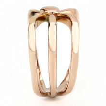 Load image into Gallery viewer, TK3575 - IP Rose Gold(Ion Plating) Stainless Steel Ring with No Stone