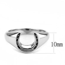 Load image into Gallery viewer, TK3619 - High polished (no plating) Stainless Steel Ring with No Stone