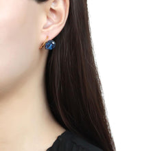 Load image into Gallery viewer, TK3648 - IP Gold(Ion Plating) Stainless Steel Earrings with Top Grade Crystal  in Montana