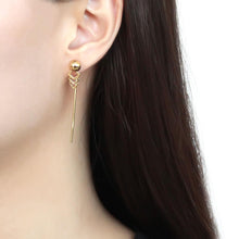 Load image into Gallery viewer, TK3650 - IP Gold(Ion Plating) Stainless Steel Earrings with No Stone