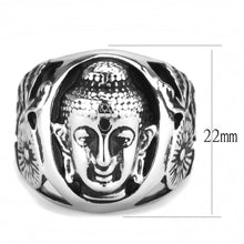 Load image into Gallery viewer, TK3722 - High polished (no plating) Stainless Steel Ring with No Stone