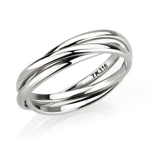 Load image into Gallery viewer, TK3743 - High polished Stainless Steel Interlocking Ring